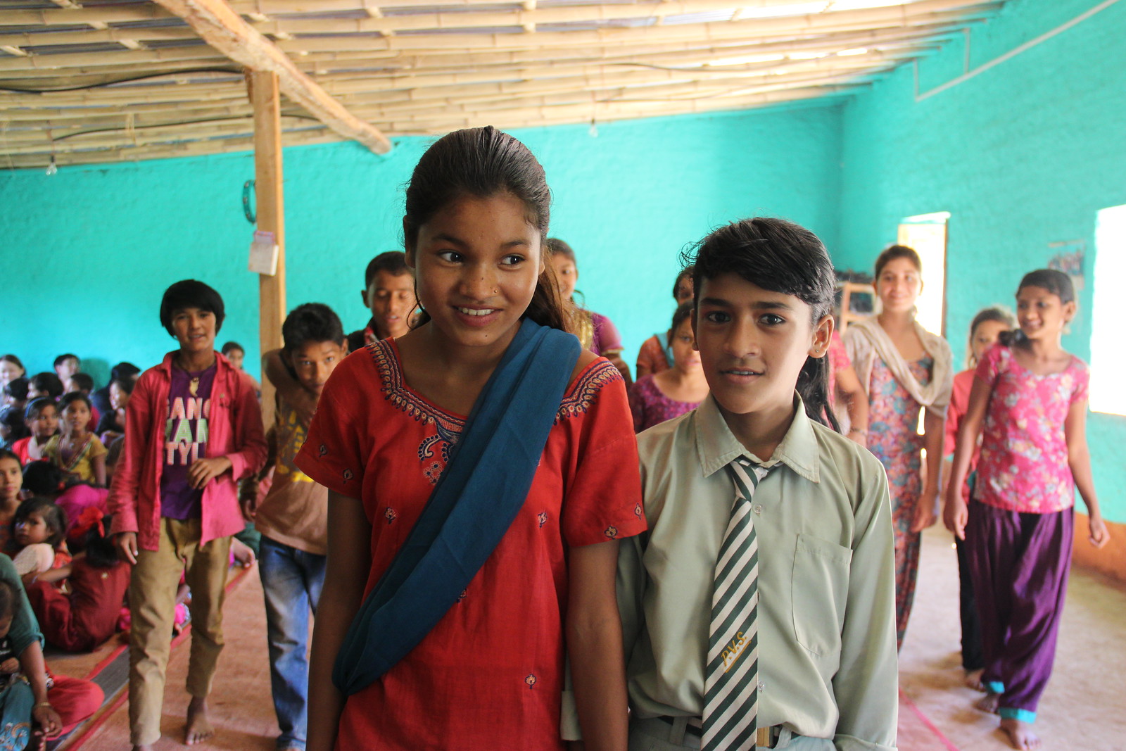 Children in Shikharpur, Nepal