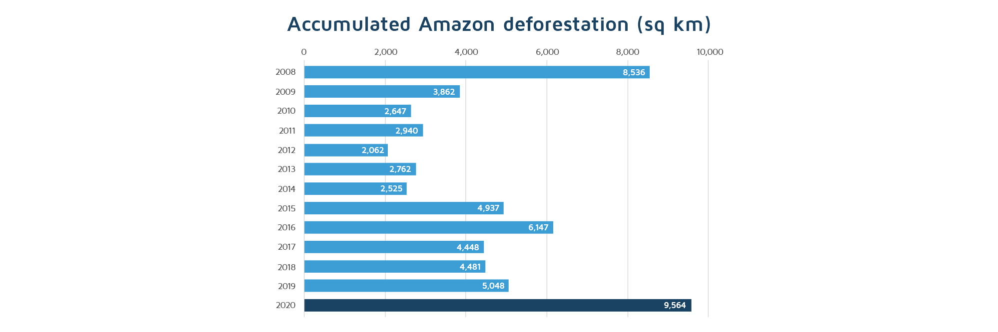 Deforestation in the Amazon is on the rise