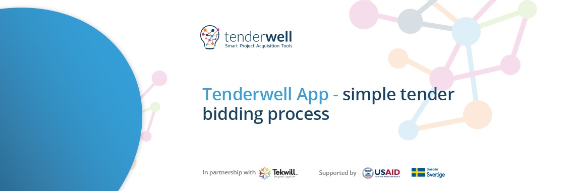 Luc Vocks: The Tenderwell App can reduce by half the time it takes to prepare a tender 