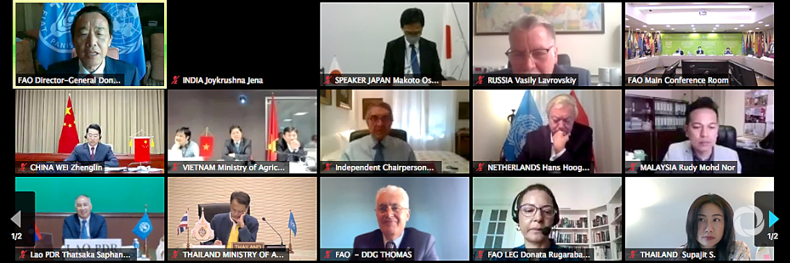 FAO Regional Conference calls for greater action to tackle COVID-19’s impacts across Asia and the Pacific