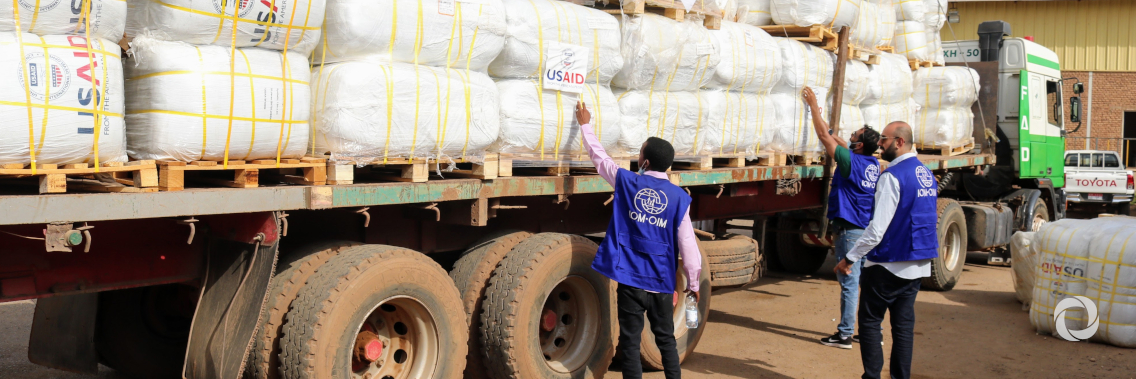 In wake of severe flooding, IOM, USAID combine to deliver 155 tons of doated relief supplies to Sudan
