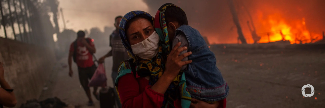 Greece: Devasting fire compounds overcrowding and COVID-19 challenges in refugee camp