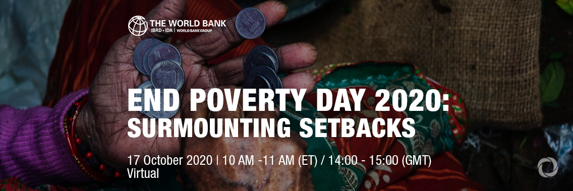 Virtual | End Poverty Day 2020: Surmounting Setbacks Virtual | End Poverty Day 2020: Surmounting Setbacks