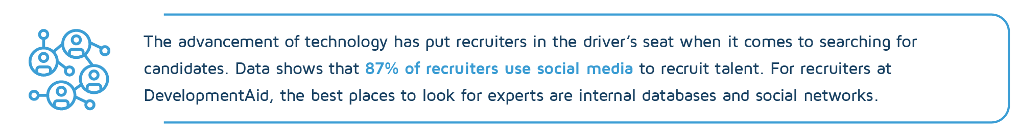 Social media in the recruitment process