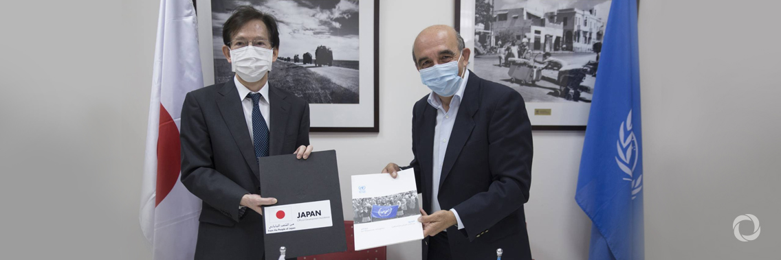 Japan contributes approximately US$ 4.3 million for food assistance to Palestine refugees Japan contributes approximately US$ 4.3 million for food assistance to Palestine refugees