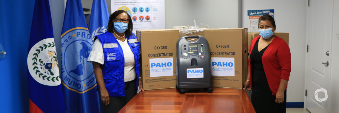 PAHO/WHO donates essential equipment to the Ministry of Health to help fight COVID-19 PAHO/WHO donates essential equipment to the Ministry of Health to help fight COVID-19