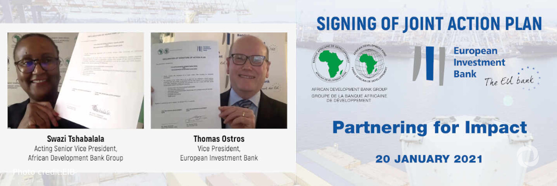 African Development Bank, EIB sign Joint Partnership Action Plan to fast-track development in Africa African Development Bank, EIB sign Joint Partnership Action Plan to fast-track development in Africa