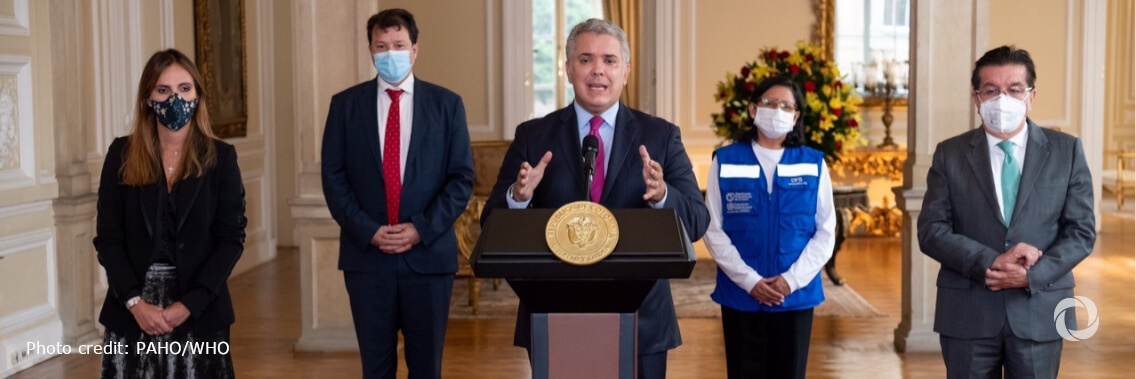 Colombia receives the first vaccines arriving in the Americas through COVAX Colombia receives the first vaccines arriving in the Americas through COVAX