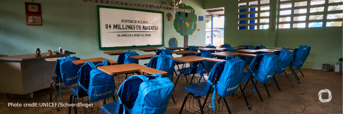 114 million children still out of the classroom in Latin America and the Caribbean 114 million children still out of the classroom in Latin America and the Caribbean
