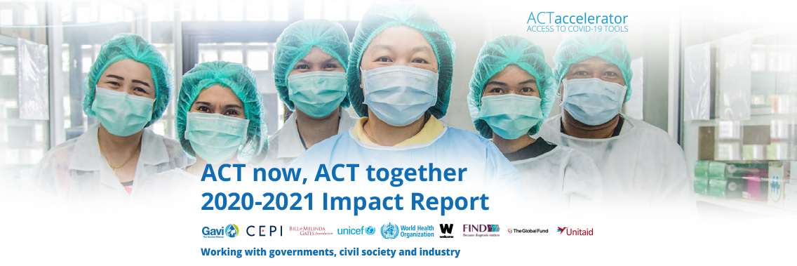 ACT now to speed up funding for COVID-19 tools, UN officials say ACT now to speed up funding for COVID-19 tools, UN officials say