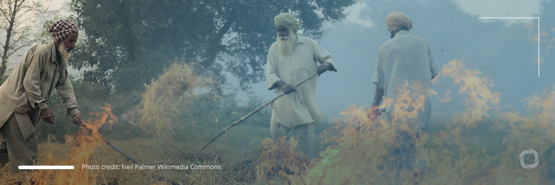 Water scarcity aggravates air pollution in India
