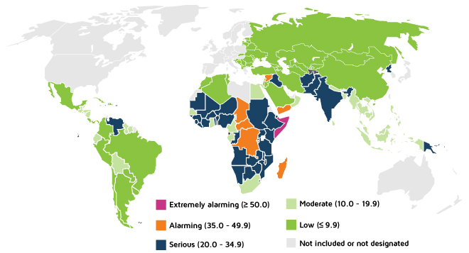 World hunger in east africa