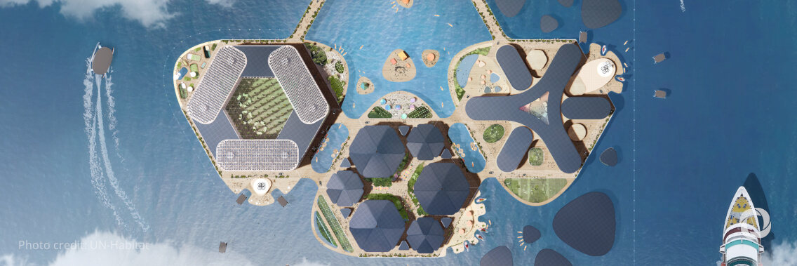 UN-Habitat and partners unveil OCEANIX Busan, the world’s first prototype floating city