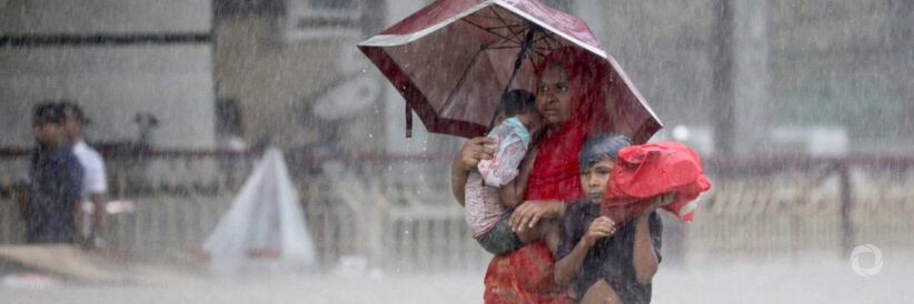 Worst monsoon rains in over a century submerge most of northeast Bangladesh and devastate the lives of over 4 million people Worst monsoon rains in over a century submerge most of northeast Bangladesh and devastate the lives of over 4 million people