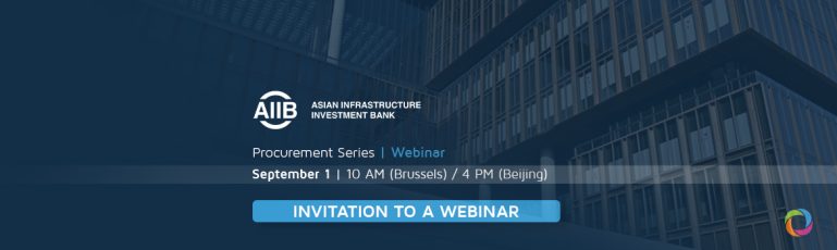 Doing Business with AIIB: Procurement Framework and Best Practices	 | Invitation to a Webinar