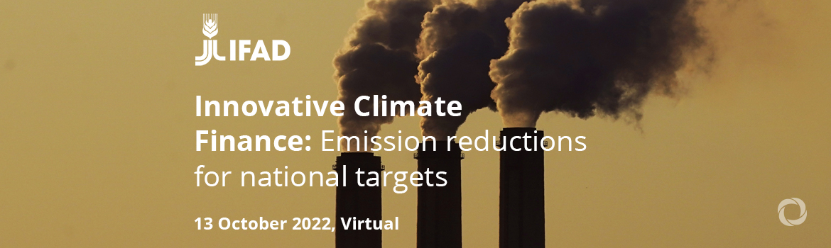 Innovative Climate Finance: Emission reductions for national targets | Virtual Innovative Climate Finance: Emission reductions for national targets | Virtual