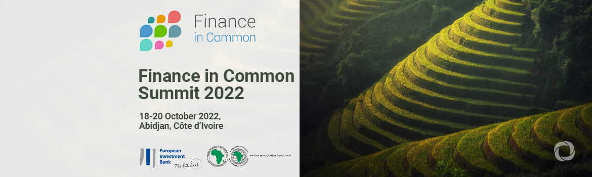 Finance in Common Summit 2022 Finance in Common Summit 2022