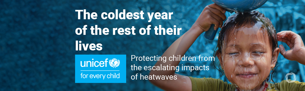 559 million children currently exposed to high heatwave frequency, rising to all 2.02 billion children globally by 2050