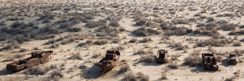 USAID announces $1.6 million to environmental restoration of the Aral Sea and counter effects of desertification