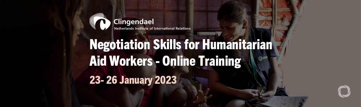 Negotiation Skills for Humanitarian Aid Workers - Online Training
