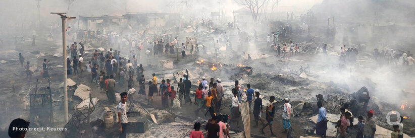 Thousands of Rohingya impacted by recent camp fire: IOM responds