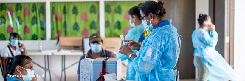 WHO provides water, sanitation and hygiene supplies to healthcare facilities in Fiji WHO provides water, sanitation and hygiene supplies to healthcare facilities in Fiji