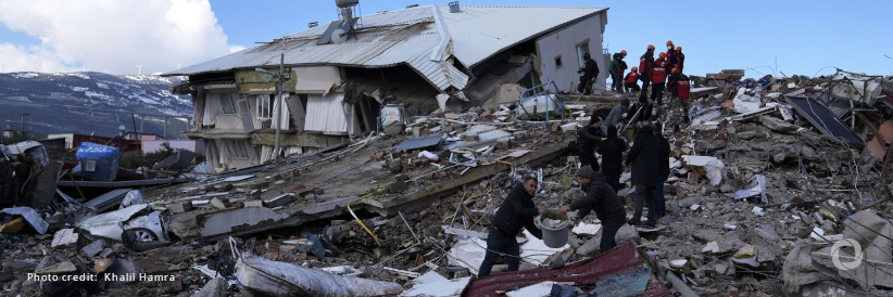 Emergency response charter flight touches down in Turkey