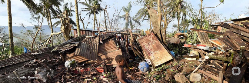 Vanuatu capital battered by hurricane force winds from Cyclone Judy
