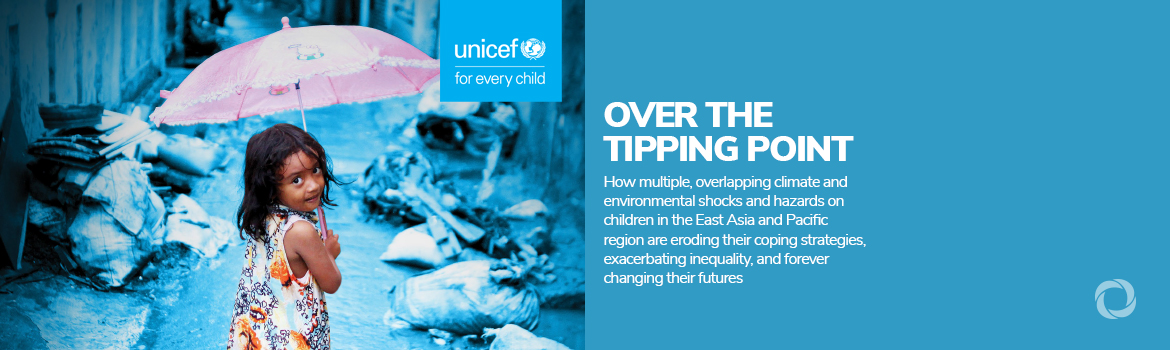 Children in East Asia and the Pacific face the greatest exposure to multiple climate disasters Children in East Asia and the Pacific face the greatest exposure to multiple climate disasters