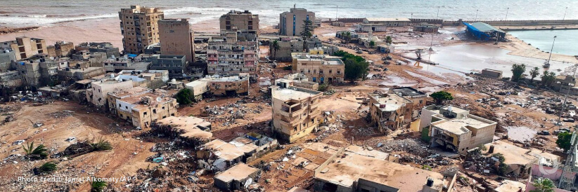 Flooding in Libya is emblematic of climate change and conflict on vulnerable communities, warns the IRC Flooding in Libya is emblematic of climate change and conflict on vulnerable communities, warns the IRC