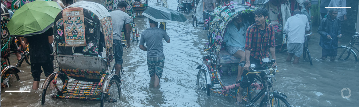 How can development aid help build resilience to natural disasters?