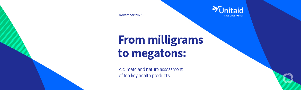 New report shows 10 lifesaving health products contribute 3.5 megatons of carbon emissions per year – while also being at risk from climate change