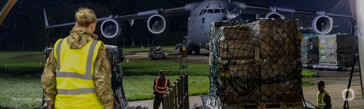 UK airlift to Egypt delivers vital equipment to support aid crossing to Gaza