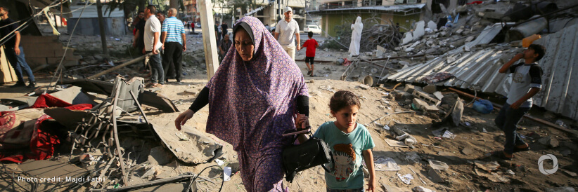 Gaza one month on Gaza one month on