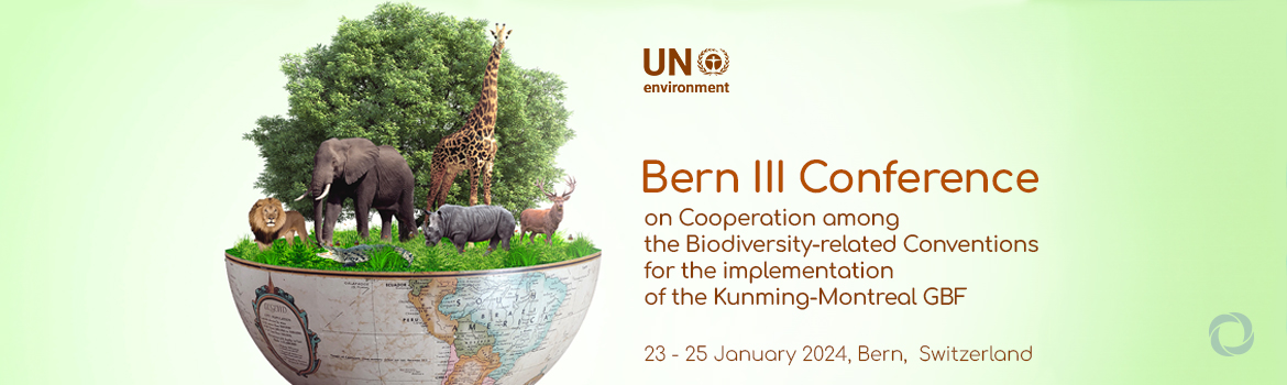 Bern III Conference on Cooperation among the Biodiversity-related Conventions for the implementation of the Kunming-Montreal GBF Bern III Conference on Cooperation among the Biodiversity-related Conventions for the implementation of the Kunming-Montreal GBF