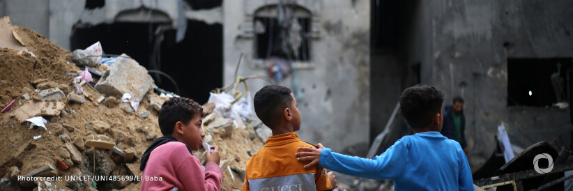 Intensifying conflict, malnutrition and disease in the Gaza Strip creates a deadly cycle that threatens over 1.1 million children Intensifying conflict, malnutrition and disease in the Gaza Strip creates a deadly cycle that threatens over 1.1 million children
