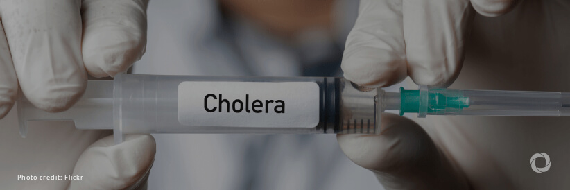 Millions at risk from cholera due to lack of clean water, soap and toilets, and shortage of cholera vaccine