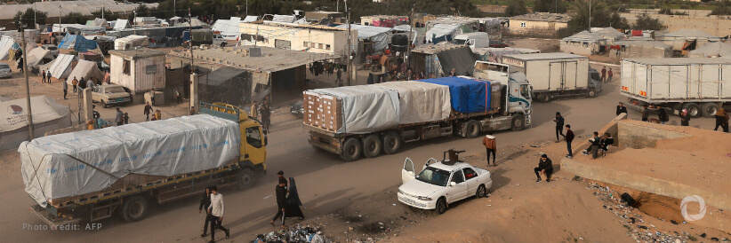 Largest UK aid delivery enters Gaza to feed 275,000 people
