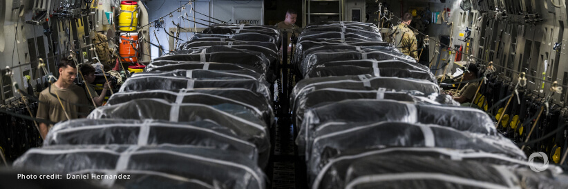 UK Forces airdrop over 10 tonnes of food supplies to civilians in Gaza