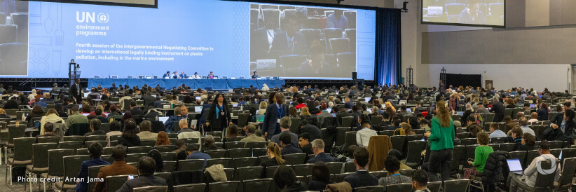 Pivotal fourth session of negotiations on a global plastics treaty opens in Ottawa