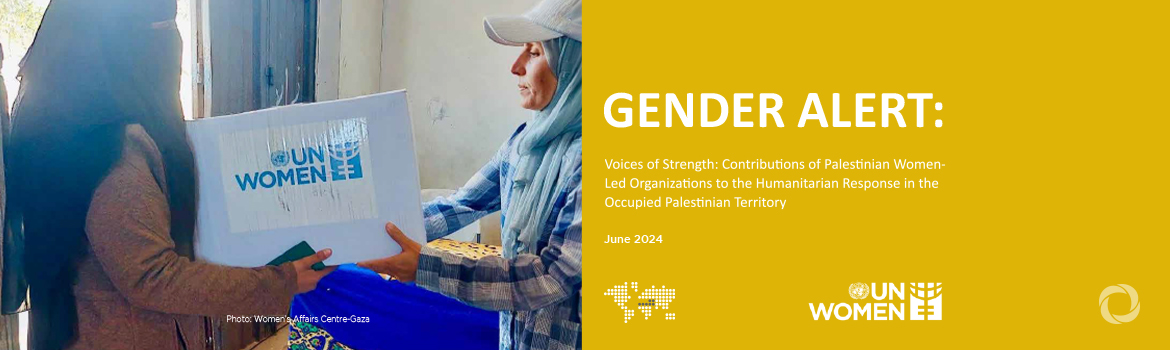 Palestinian women-led organizations must be at the forefront of the humanitarian response in Gaza and the West Bank Palestinian women-led organizations must be at the forefront of the humanitarian response in Gaza and the West Bank