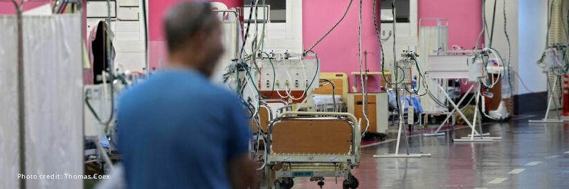 Supply shortages and patient influxes push Nasser Hospital to breaking point Supply shortages and patient influxes push Nasser Hospital to breaking point