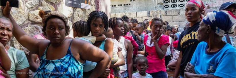 300,000 Haitian women and girls are displaced without basic safety and health services