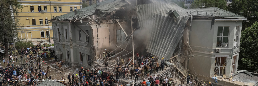 Plan International condemns missile strike on Kyiv children’s hospital Plan International condemns missile strike on Kyiv children’s hospital