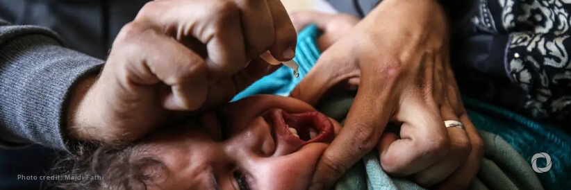 The return of Polio to Gaza is early warning sign of widespread public health crisis and underscores urgent need for scaled up medical care and clean water The return of Polio to Gaza is early warning sign of widespread public health crisis and underscores urgent need for scaled up medical care and clean water