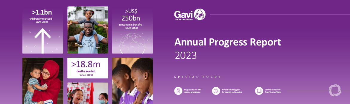 1.3 million future deaths prevented by Gavi-supported vaccines in 2023 1.3 million future deaths prevented by Gavi-supported vaccines in 2023