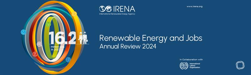 Jobs in renewable energy record highest annual growth rate, reaching 16.2 million