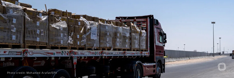 UN humanitarian aid convoy reaches Lebanon from Jordan