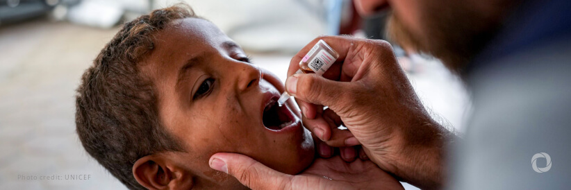 85 per cent of children affected by polio in 2023 lived in fragile and conflict-affected countries