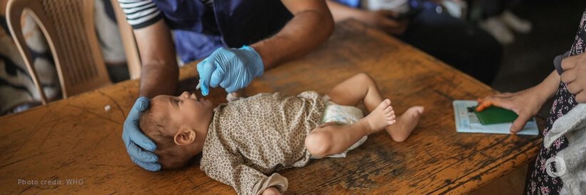 Gaza: Polio campaign reaches 94,000 children in besieged north
